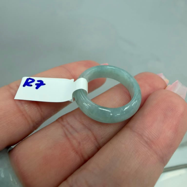 Full Jadeite Jade Ring | US size 7| R7