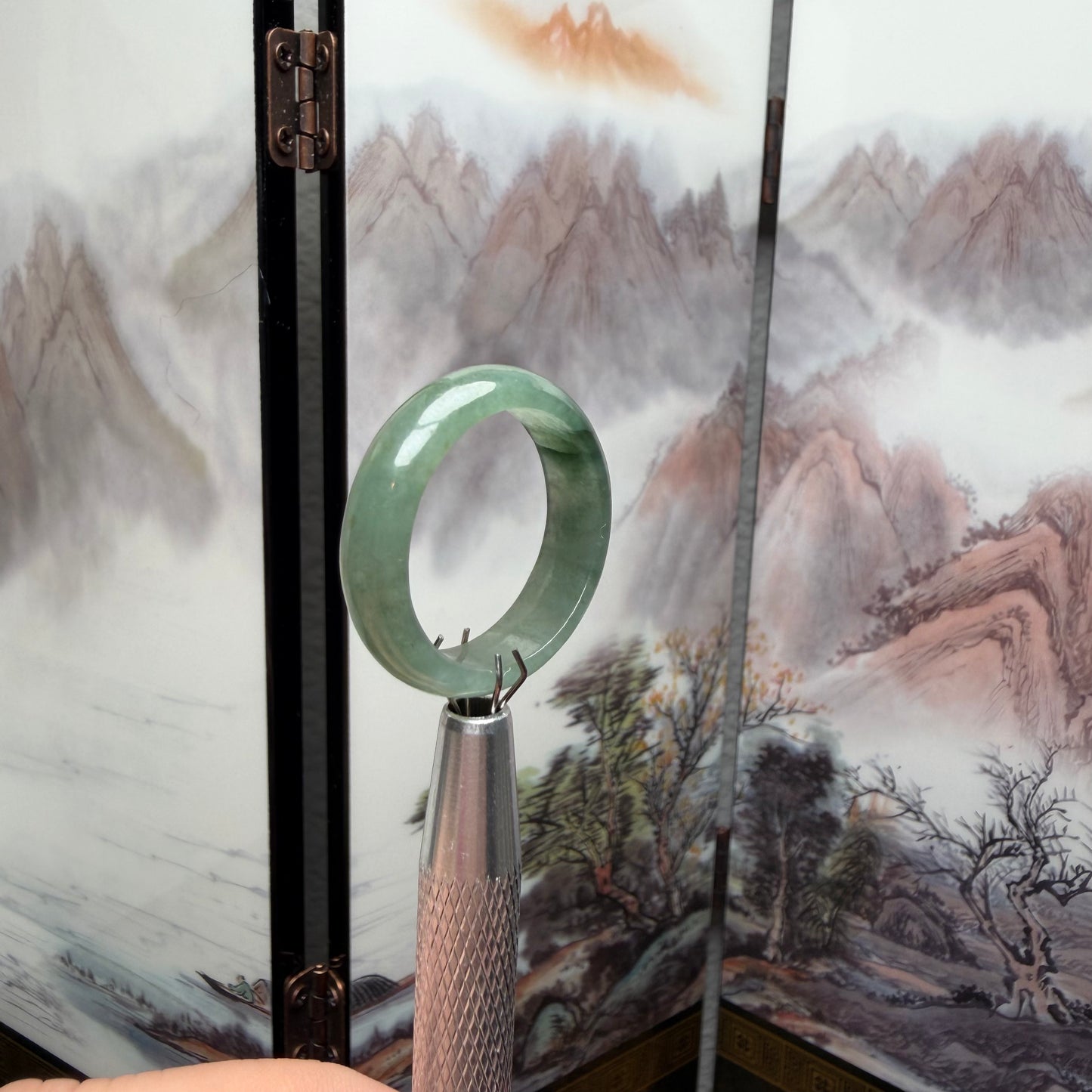 Full Jadeite Jade Ring | US size 9 | R16