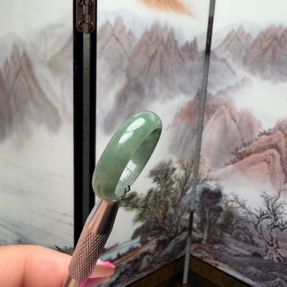 Full Jadeite Jade Ring | US size 9 | R16