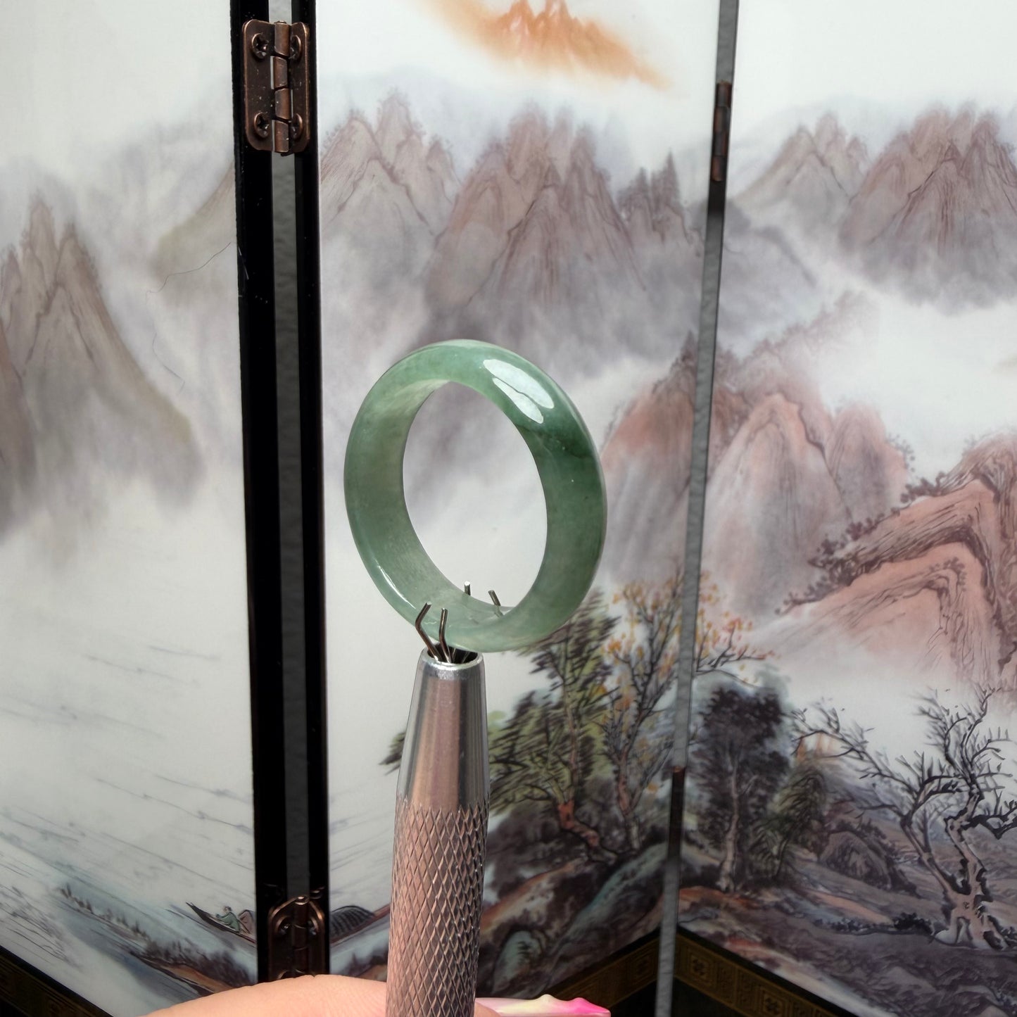 Full Jadeite Jade Ring | US size 9 | R16