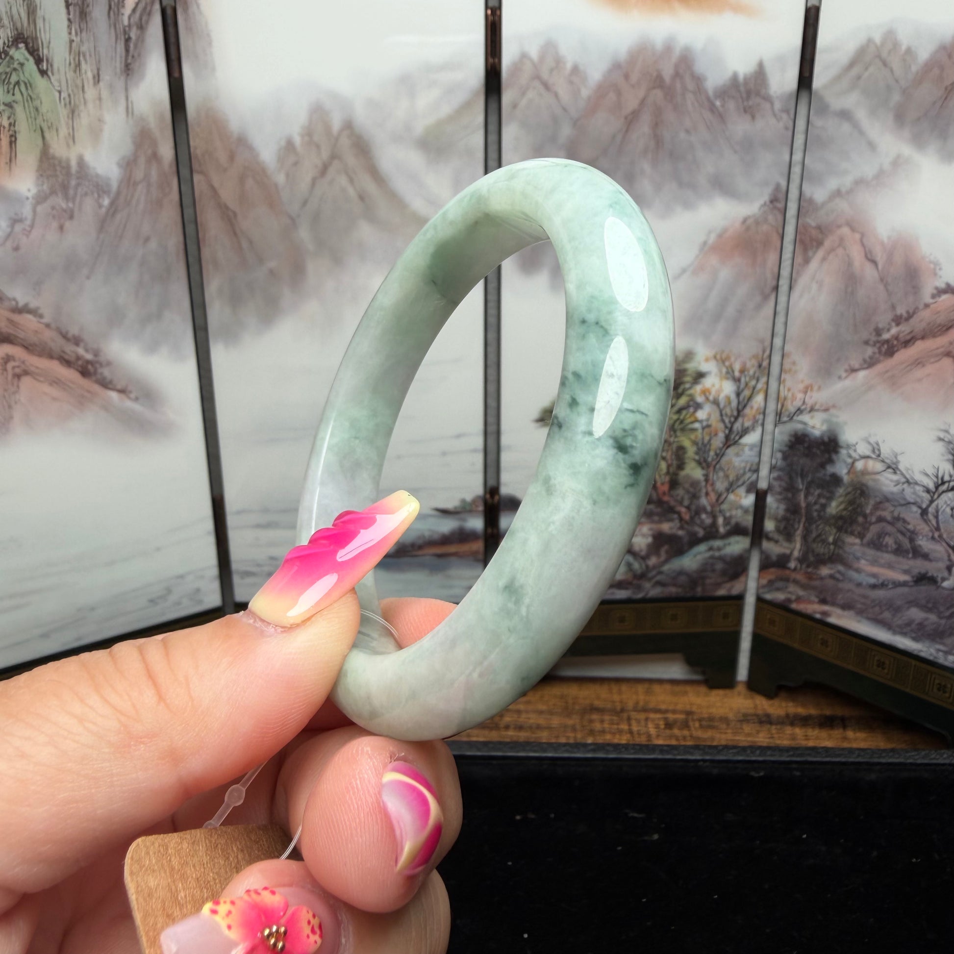 type-a-natural-floating-green-burmese-jadeite-jade-bangle-57-7mm-sku-ba101-mais-jewelry