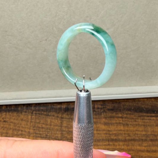 Full Jadeite Jade Ring | US size 6.5 | R2