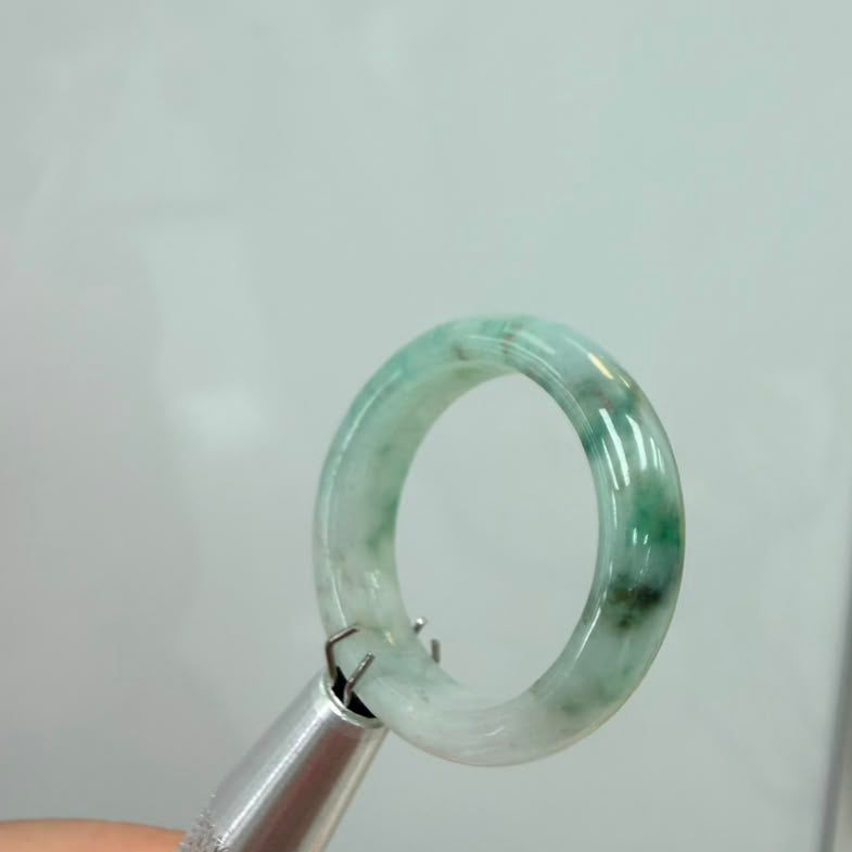 Full Jadeite Jade Ring | US size 8.5 | R4