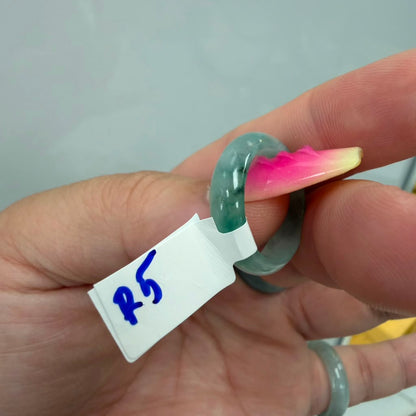 Full Jadeite Jade Ring | US size 8 | R5