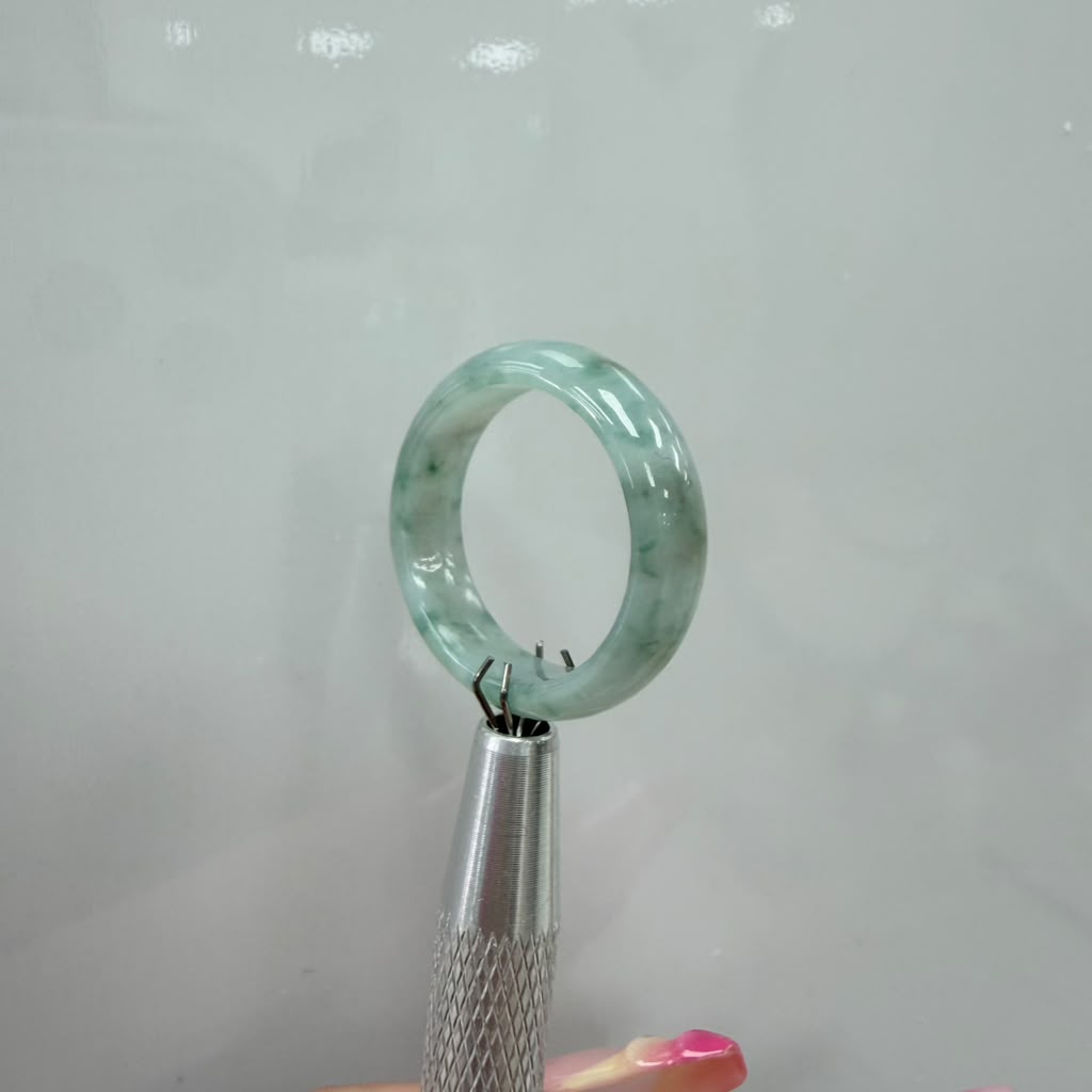 Full Jadeite Jade Ring | US size 8 | R6