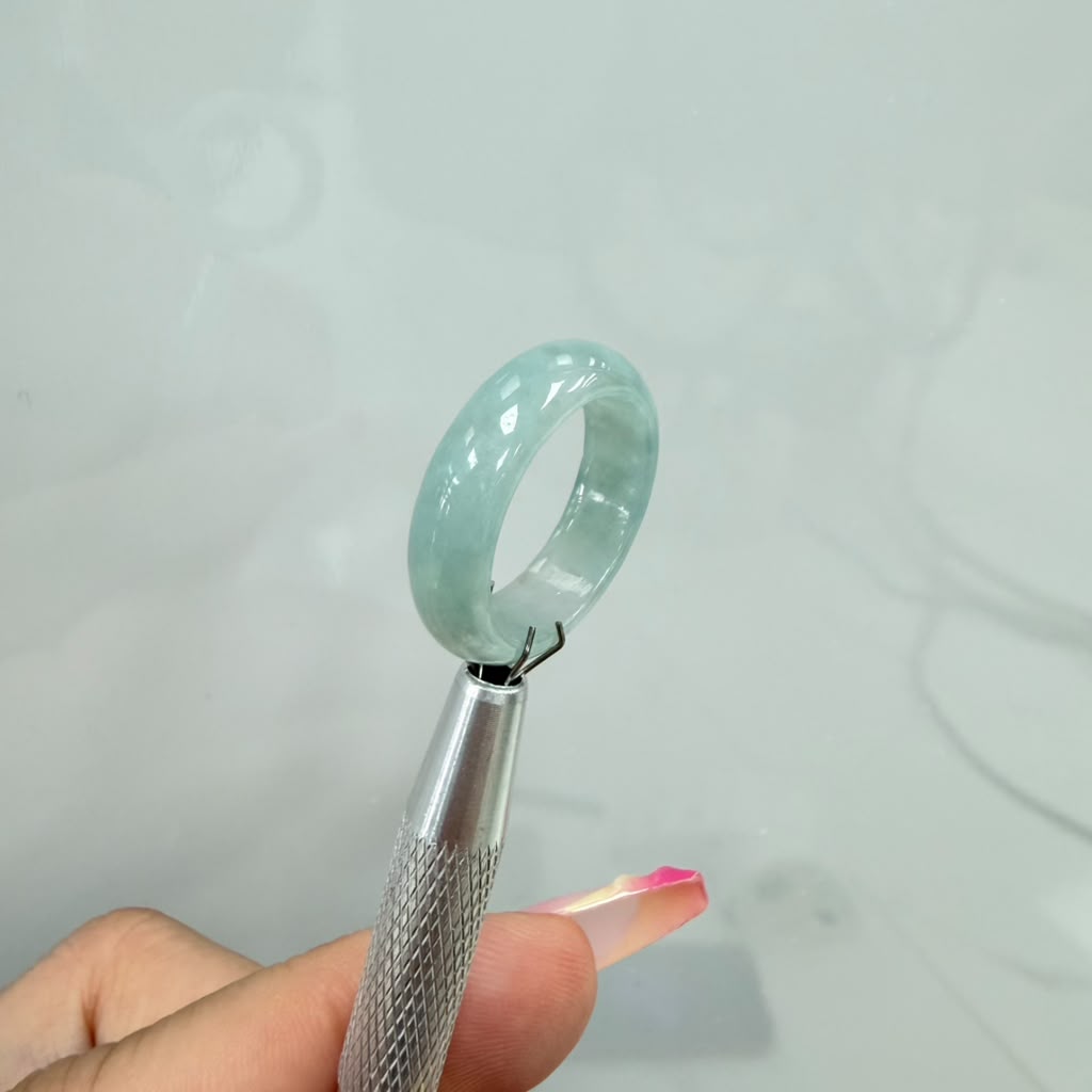 Full Jadeite Jade Ring | US size 7| R7