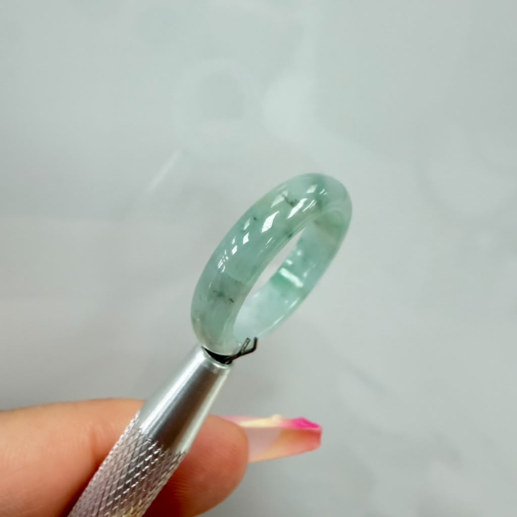 Full Jadeite Jade Ring | US size 8 | R8