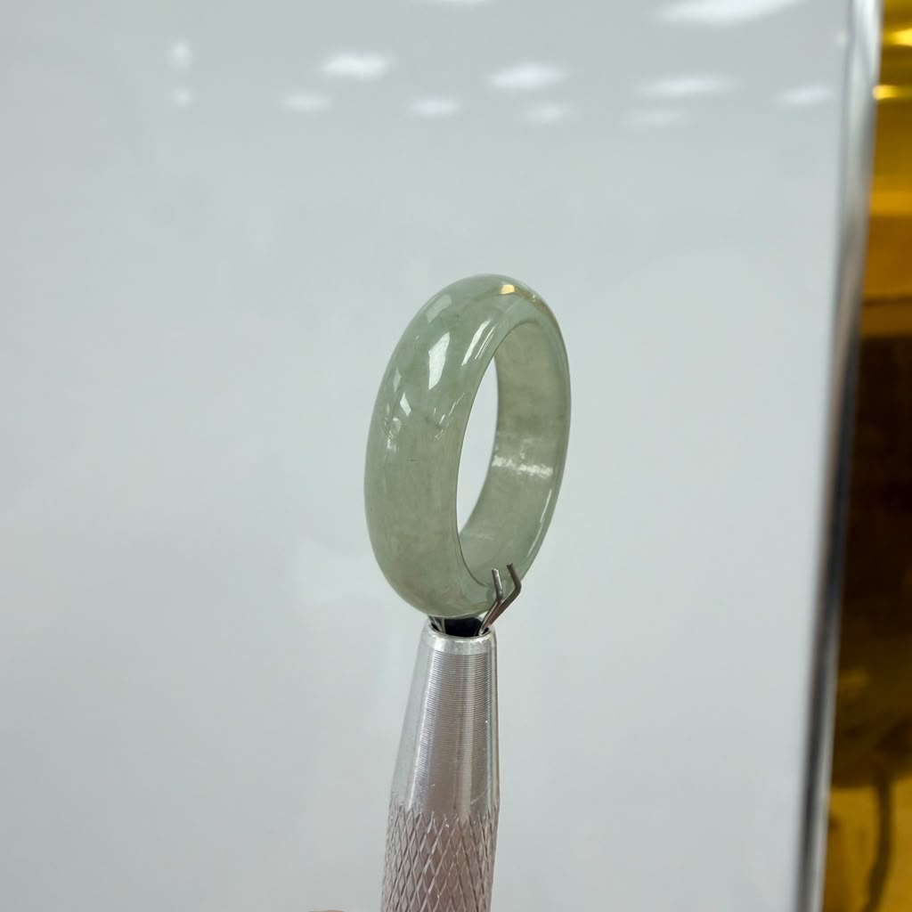 Full Jadeite Jade Ring | US size | R14