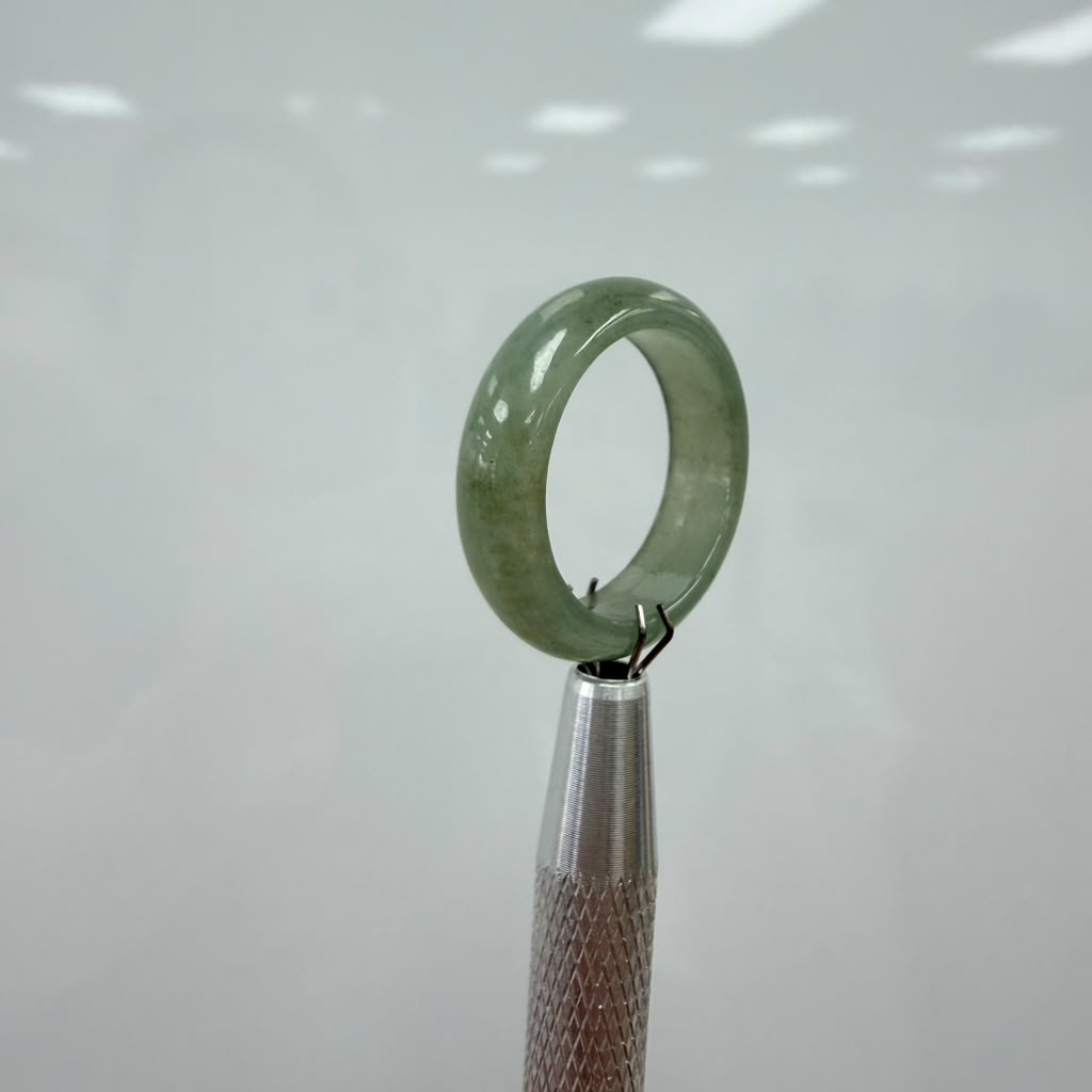 Full Jadeite Jade Ring | US size | R14