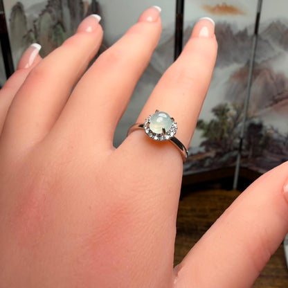 Silver Jade Ring | SR05