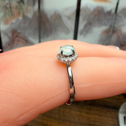 Silver Jade Ring | SR05