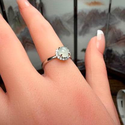 Silver Jade Ring | SR05