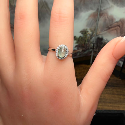 Silver Jade Ring | SR06